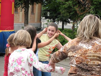 Playing children