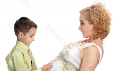mother and son