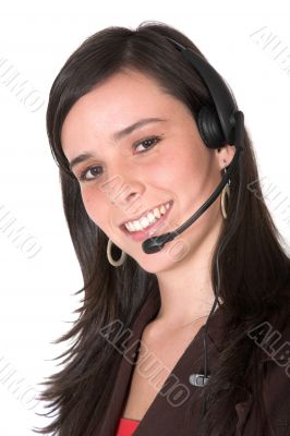 Beautiful Customer Support Girl