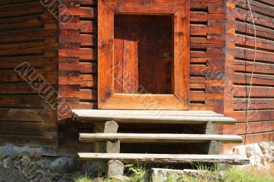 Door into the chapel