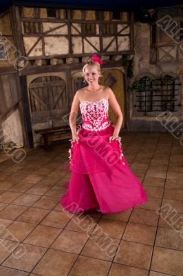 Walking bride