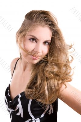 Flowing hair