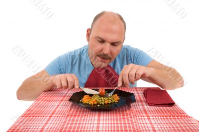 Only eating it because I must