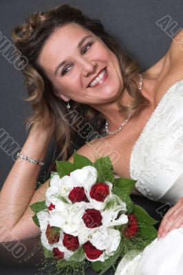 Happy bride
