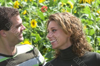 Happy young couple