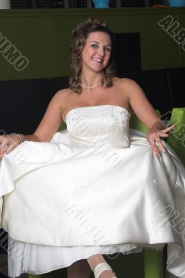 Happy bride