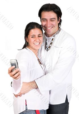 couple in white