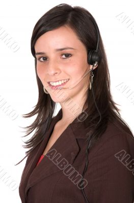 Beautiful Customer Support Girl