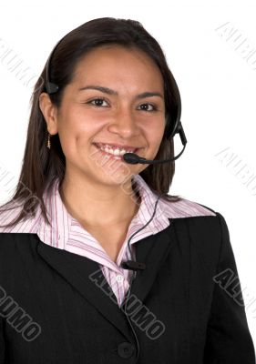 Beautiful Customer Support woman