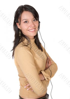 Beautiful Customer Support Girl