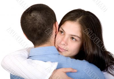 beautiful couple full of dreams