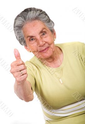 friendly positive woman