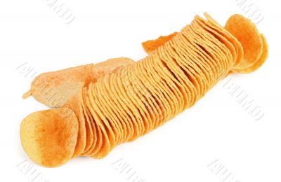 potato chips in a row
