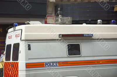 Police van