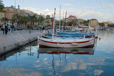 Boats Reflections