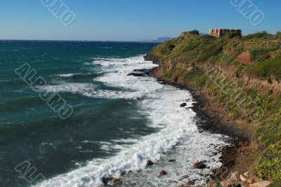 Castle in the beach