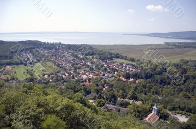 panorama of Szigliget