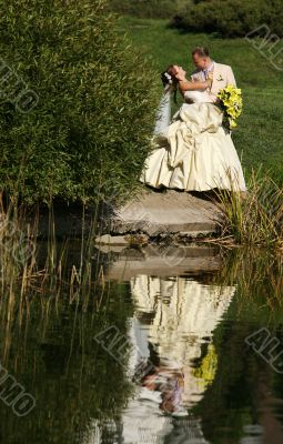 Newly-married couple