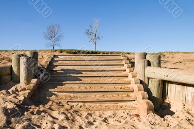 Stairway in Sand