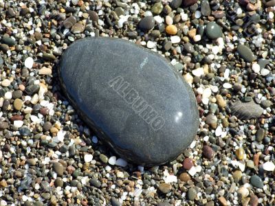 wet pebbles on the beach of the Black Sea 2