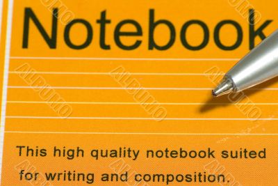 Pen and notebook