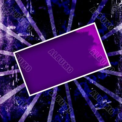 Purple Grunge Frame