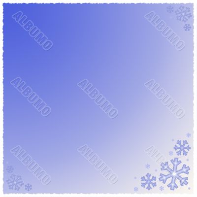 Graphic Snowflake Background