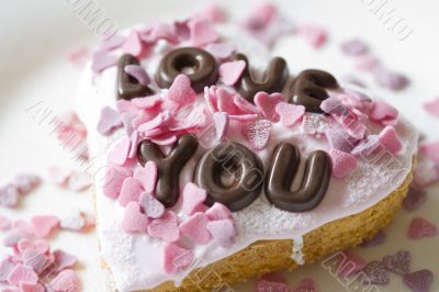 Valentine cake