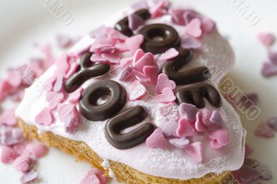 Valentine cake