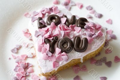 Valentine cake