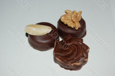 the three chocolates