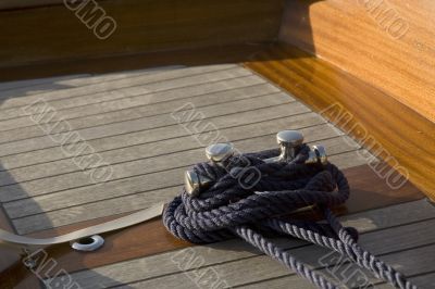 tied up the boat
