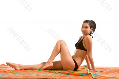 Relaxing (isolated)