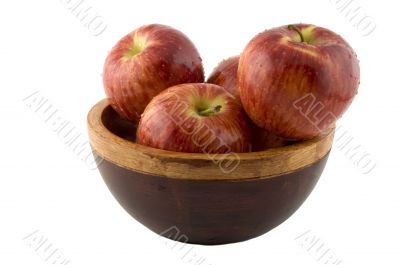 Bowl of Red Apples