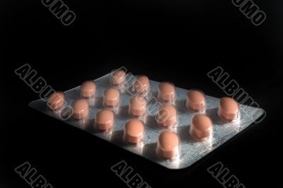 Packing of tablets