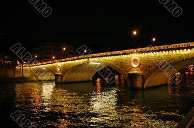 Reflection of bridge