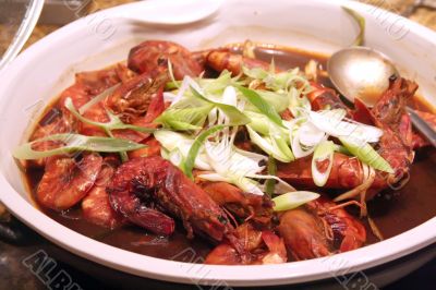 Prawn dish