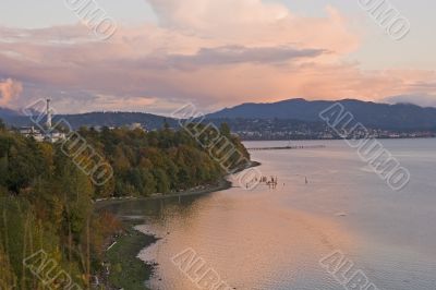 Sunset Along Coast