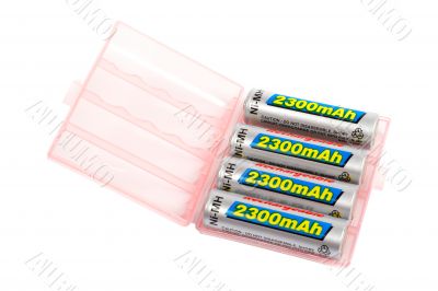 Rechargeable batteries set
