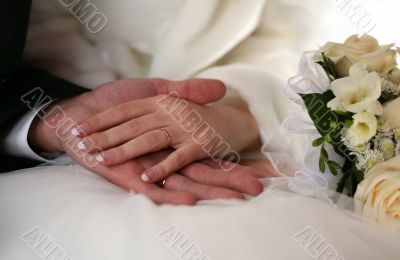 Newly-married couple