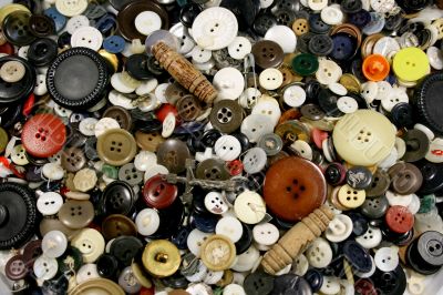 antique buttons background