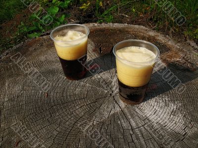brown drink