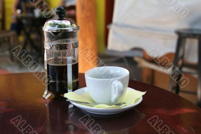 Hot filter coffee
