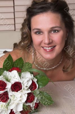 Happy bride