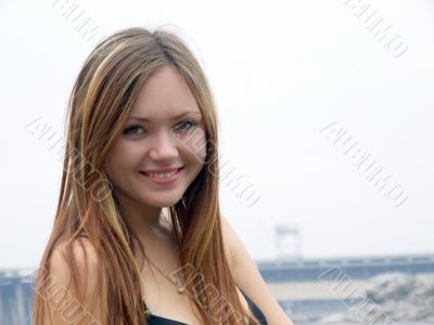 portrait of the beautiful young girl 1
