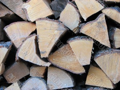 Wood Pile close up
