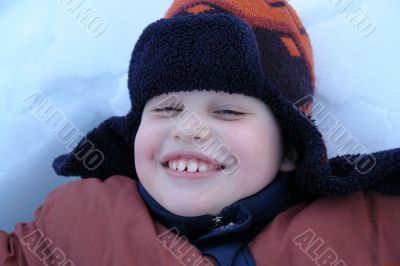 boy on snow