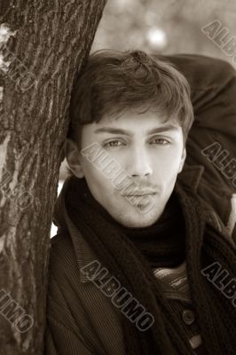 Portrait in the winter