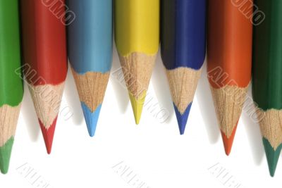 coloured pencils