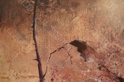 Part of a painting.
